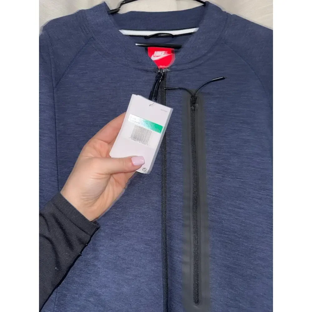 Nike Sportswear Tech Fleece Bomber Jacket in Obsidian Blue size xl - NEW